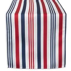 DII&reg; 108" Patriotic Stripe Outdoor Table Runner