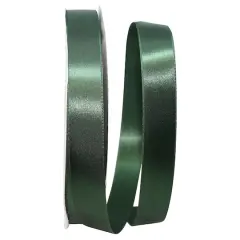 JAM Paper 7/8" x 100yd. Double Face Satin Allure Ribbon Forest