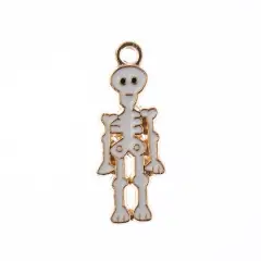 John Bead Sweet & Petite Halloween Small Skeleton Charms, 10ct.