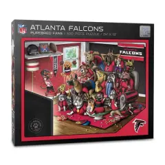 NFL Purebred Fans A Real Nailbiter 500 Piece Puzzle Atlanta Falcons