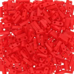 Miyuki&reg; 1.2mm Glass Quarter Tila Beads Opaque Red