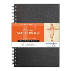 Stillman & Birn&trade; Gamma Series Premium Spiral Hardcover Mixed Media Sketchbook