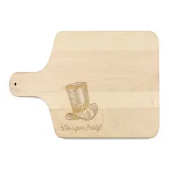 Who's Your Paddy Maple Paddle Cutting Board