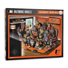 MLB Purebred Fans A Real Nailbiter 500 Piece Puzzle Baltimore Orioles