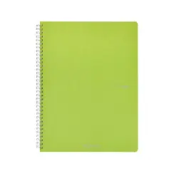 Fabriano&reg; EcoQua Original A4 Spiral-Bound Graph Notebook Lime