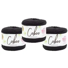 3 Pack Lion Brand&reg; Coboo&reg; Yarn Coal