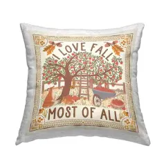 Stupell Industries Love Fall Scenery Outdoor Printed Pillow