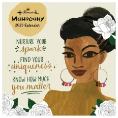 TF Publishing 2025 Mahogany Wall Calendar