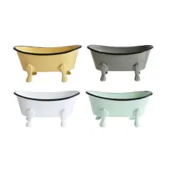 Hello Honey&reg; Metal Bathtub Soap Dishes Set