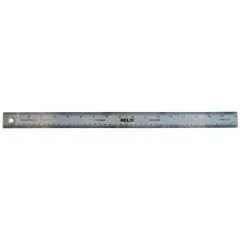 Helix&reg; Stainless Steel Ruler, 18"