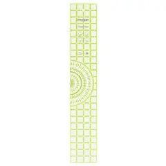 OmniAngle&trade; by Omnigrid&reg; 4" x 24" Protractor Ruler