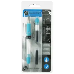 Manuscript Fountain Pen Clarity Iridium Nib Blue