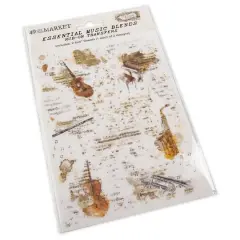 49 And Market Essential Music Blends Rub-Ons Set