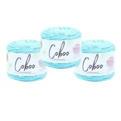 3 Pack Lion Brand&reg; Coboo&reg; Yarn Ice Blue
