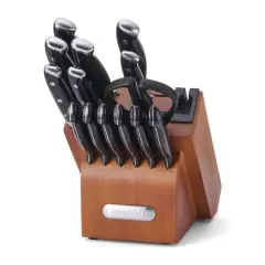 Farberware Edgekeeper Professional Black Cherry 15-Piece Block Set