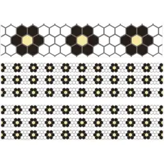 Eureka The Hive Floral Mosaic Deco Trim&reg; Set