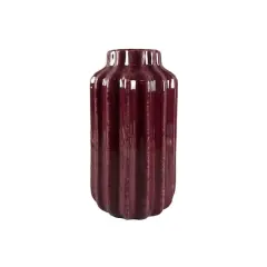 9" Berry Ribbed Ceramic Vase by Ashland&reg;