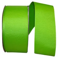 JAM Paper 2.25" Grosgrain Texture Ribbon Apple Green