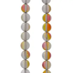 Gray Opal Glass Round Beads, 10mm by Bead Landing&trade;