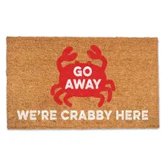 We're Crabby Here Doormat