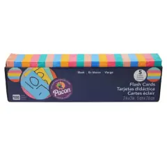 Pacon&reg; 5 Color Blank Flash Cards, 1,000ct.