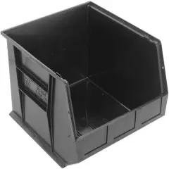 Quantum Storage Systems&reg; Black 18" x 16.5" x 11" ULTRA Stack & Hang Bins, 3ct.