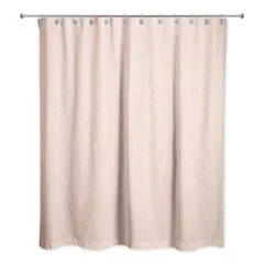 Quatre Shower Curtain Orange and Pink