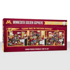 College Game Day in the Dog House 1,000 Piece Puzzle Minnesota Golden Gophers