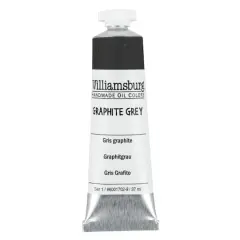 Williamsburg&reg; Artist Oil Colors, 37mL Graphite Grey