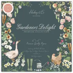 Craft Consortium Double-Sided Paper Pad 6" x 6" 40 ct. Gardeners Delight
