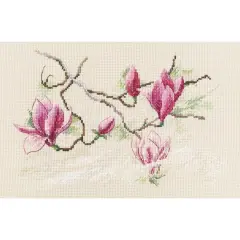 RTO Magnolia Flowers 1 Cross Stitch Kit