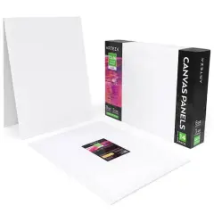 Arteza&reg; White Canvas Panels, 14ct.