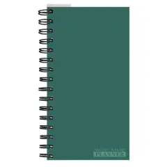 TF Publishing 2024-2025 Small Sea Green Spiral Weekly Monthly Planner