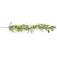 5ft. Berry & Crabapple Fern Foliage Spring Garland