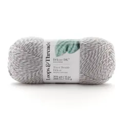 Delicate DK&trade; Yarn by Loops & Threads&reg; Gray Marl