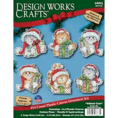 Design Works&trade; Cats Plastic Canvas Ornament Kit