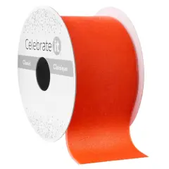 2" x 3yd. Velvet Ribbon by Celebrate It&trade; Classic Dark Orange