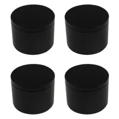 6oz. Candle Making Tins by Make Market&reg;, 4ct. Matte Black