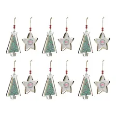 Tree & Star Cookie Cutter Ornament Set