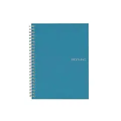 Fabriano&reg; EcoQua Spiral Bound Grid Notebook Blue