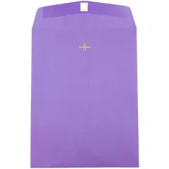 JAM Paper 10" x 13" Colored Open End Catalog Envelopes, 25ct. Purple