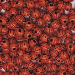 S&S Worldwide&reg; 12mm Basketball Beads, 144ct.