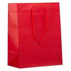 JAM Paper Large Matte Gift Bag, 3ct. Red