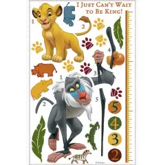 RoomMates Disney&reg; The Lion King Rafiki Peel & Stick Growth Chart Decal