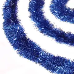 50ft. Blue Foil Tinsel Garland