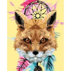 Crafting Spark Fox Painting by Numbers Kit