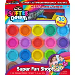 Cra-Z-Art&reg; Softee Dough 30 Piece Super Rainbow Color Pack