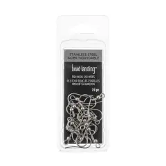 Fish Hook Ear Wires, 20ct. by Bead Landing&trade; Stainless Steel
