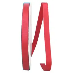JAM Paper 5/8" x 100yd. Grosgrain Style Wired Ribbon Scarlet