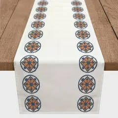 Colorful Tile Row 16" x 72" Cotton Twill Runner